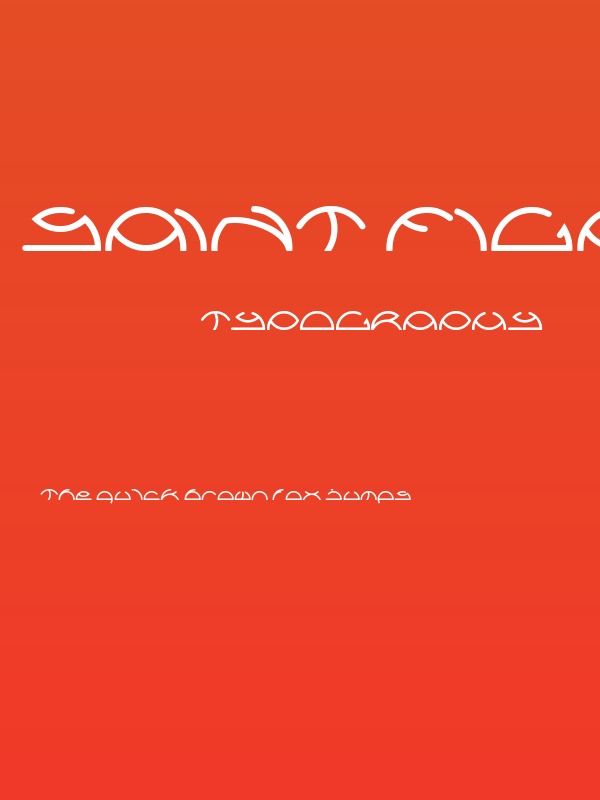 Saint Fighter Aqua Bold Poster