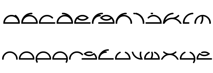 Saint Fighter Aqua Bold Font LOWERCASE
