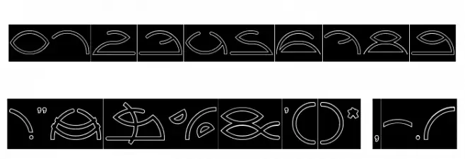 Saint Fighter Aqua Font OTHER CHARS