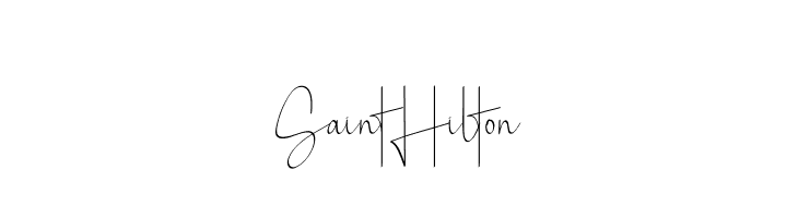 Saint Hilton  नि: शुल्क फ़ॉन्ट्स डाउनलोड