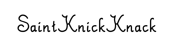 Saint Knick Knack  免费字体下载