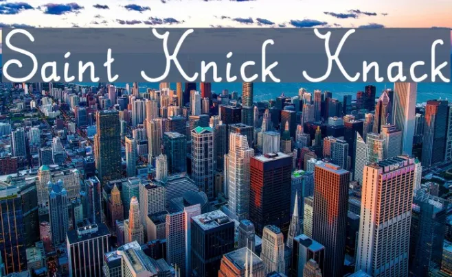 Saint Knick Knack Example 1