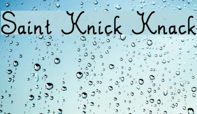 Saint Knick Knack Example 3