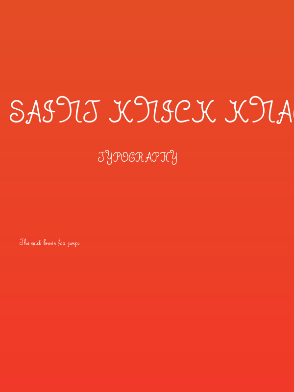 Saint Knick Knack Poster