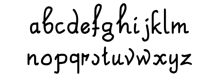 Saint Knick Knack Font LOWERCASE