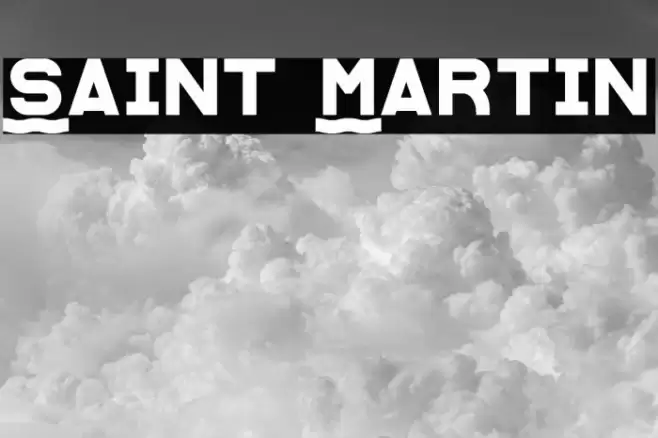 Saint Martin Font examples