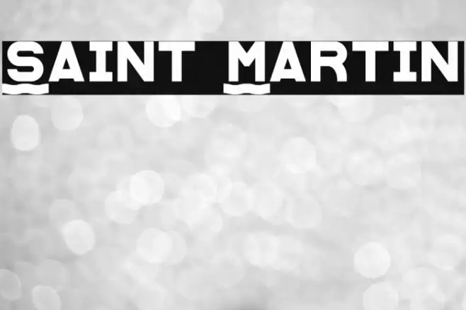 Saint Martin Font examples