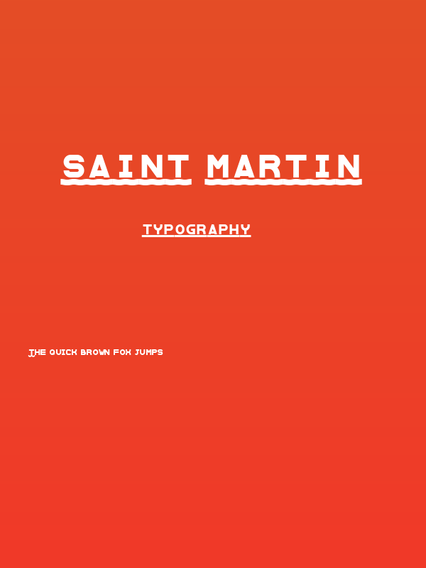 Saint Martin Poster