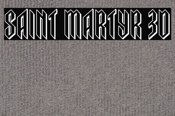 Saint Martyr 3D Example 2