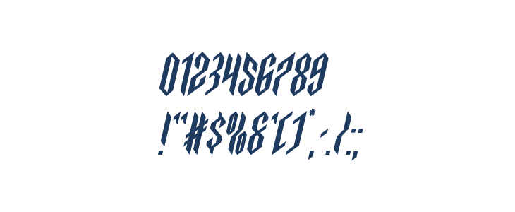 Saint Martyr Italic Other Characters