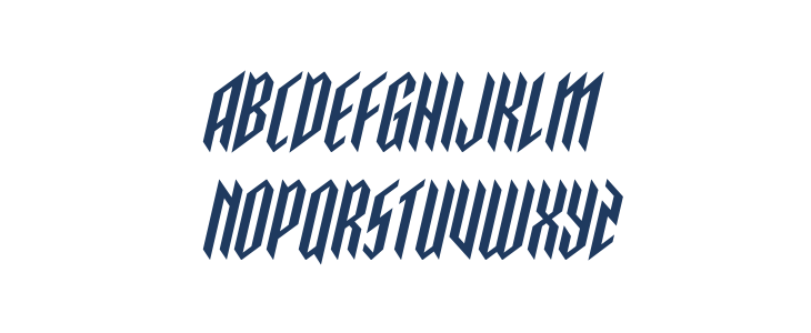 Saint Martyr Italic Lowercase