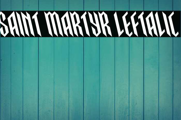 Saint Martyr Leftalic Example 1