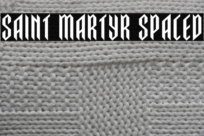 Saint Martyr Spaced Example 1