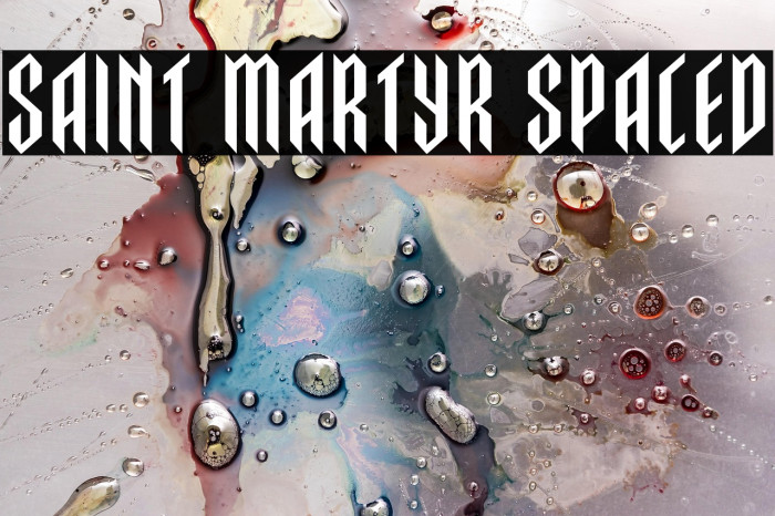 Saint Martyr Spaced Example 2