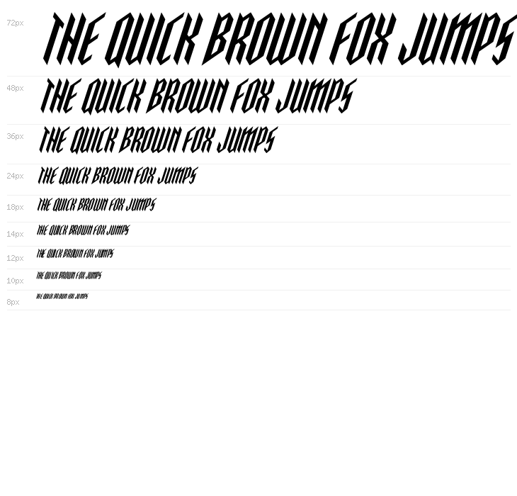 Saint Martyr Super-Italic Waterfall