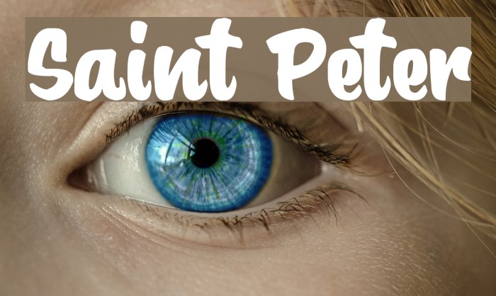 Saint Peter フォント examples