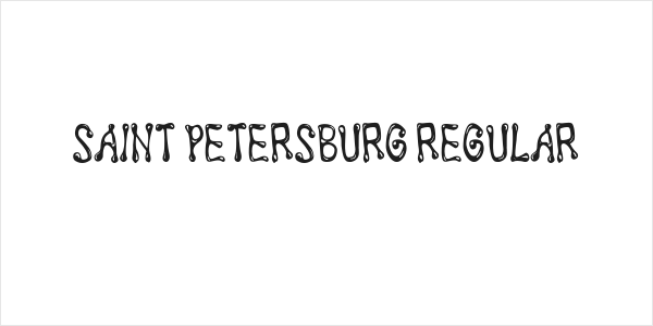 Saint Petersburg Regular Logo