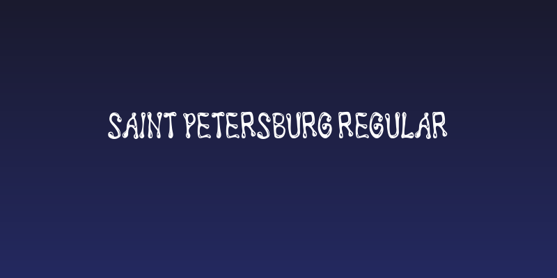 Saint Petersburg Regular Social Header