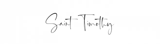 Saint Timothy  Frei Schriftart Herunterladen