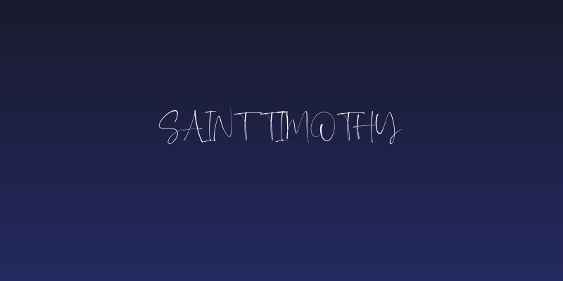 Saint Timothy Social Header