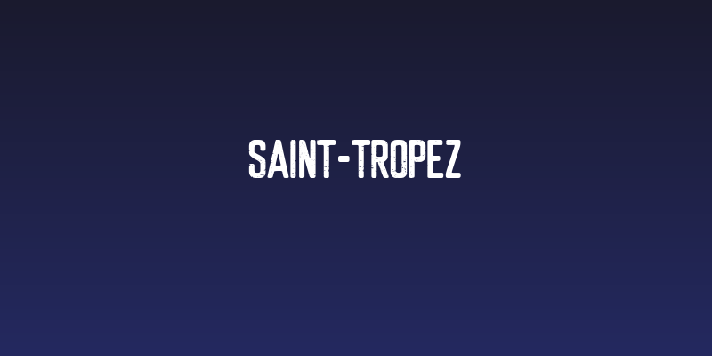 Saint-Tropez Social Header