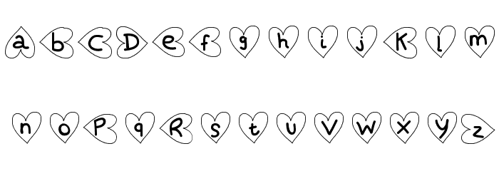 SaintValentin Font LOWERCASE