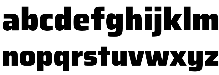 Saira Black Font LOWERCASE