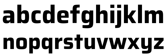 Saira Bold Font LOWERCASE