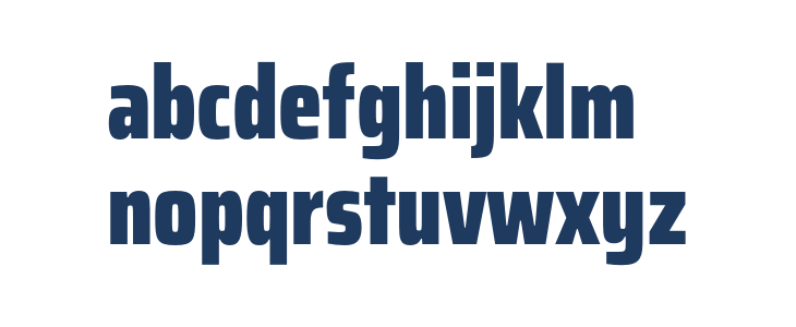 Saira Condensed Black Lowercase