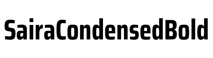 Saira Condensed Bold  لخطوط تنزيل