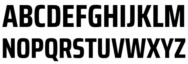 Saira Condensed Bold Шрифта ВЕРХНИЙ