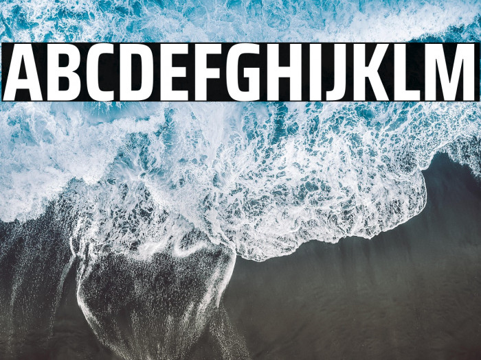 Saira Condensed Bold Example 2