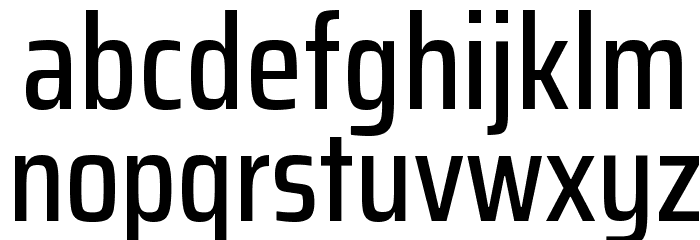 Saira Condensed Medium Font LOWERCASE