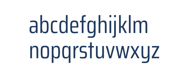 Saira Condensed Regular Lowercase