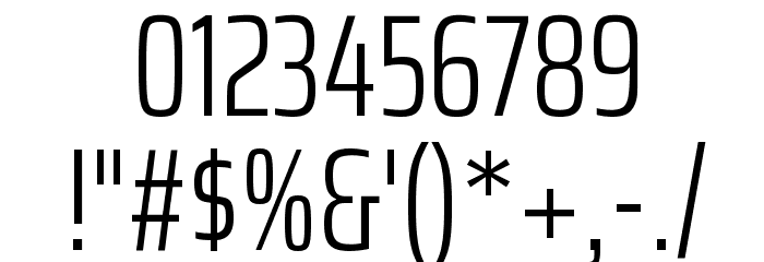 Saira ExtraCondensed Light Font OTHER CHARS