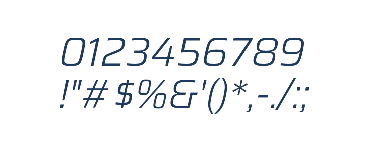 Saira Light Italic Other Characters