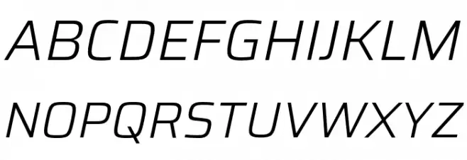Saira Light Italic Fuentes MAYÚSCULAS