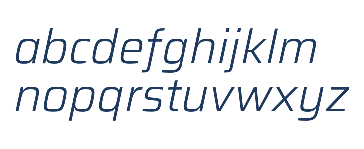 Saira Light Italic Lowercase
