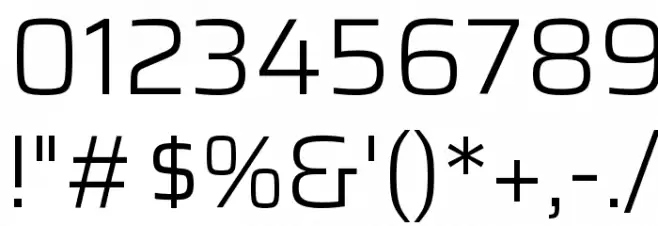 Saira Light Font OTHER CHARS