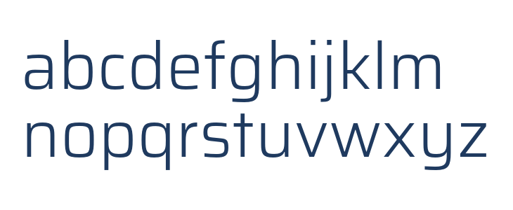 Saira Light Lowercase