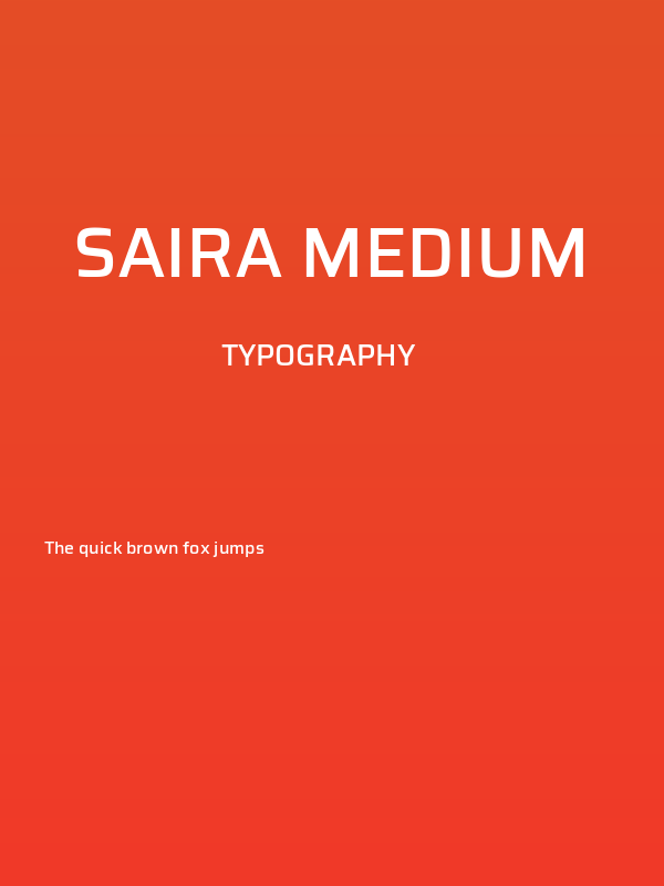 Saira Medium Poster