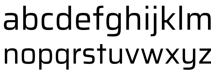 Saira Regular Font LOWERCASE