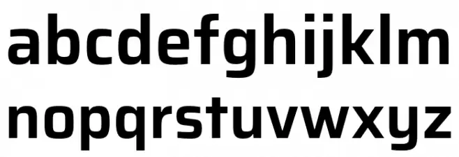 Saira SemiBold Font LOWERCASE