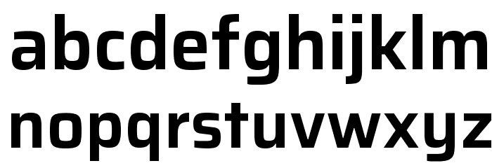 Saira SemiBold Font LOWERCASE