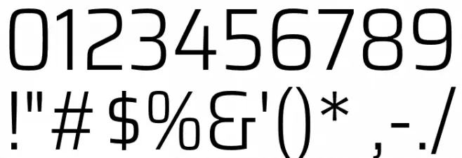 Saira SemiCondensed Light Font OTHER CHARS