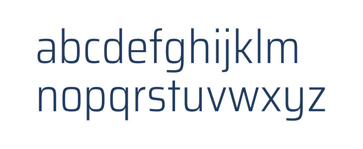 Saira SemiCondensed Light Lowercase