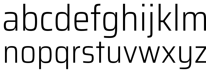 Saira SemiCondensed Light Font LOWERCASE