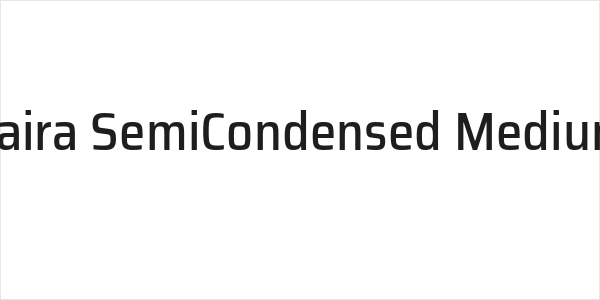Saira SemiCondensed Medium Logo