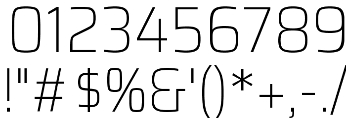 Saira SemiCondensed Thin Font OTHER CHARS