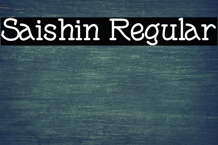 Saishin Regular Example 1